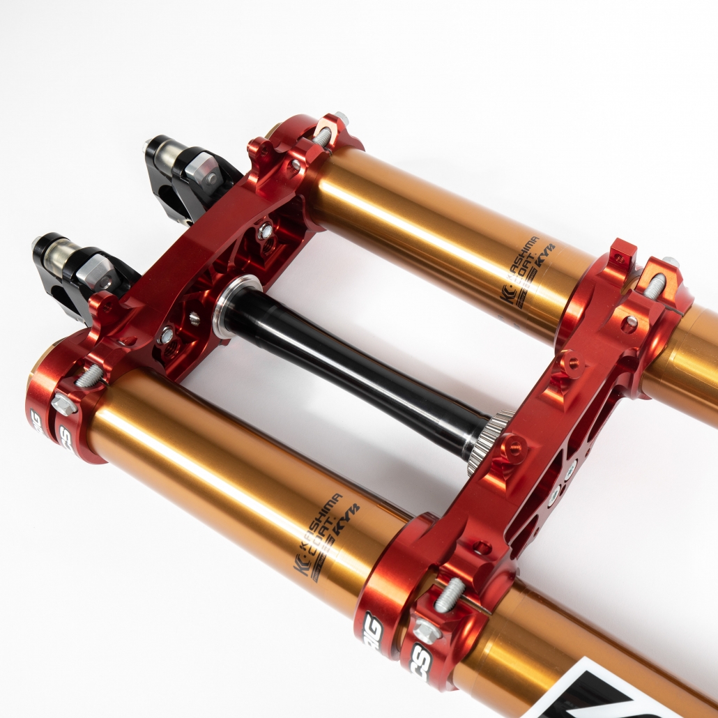 KYB Factory spring fork w/TC Moto SR Suspension Specialists